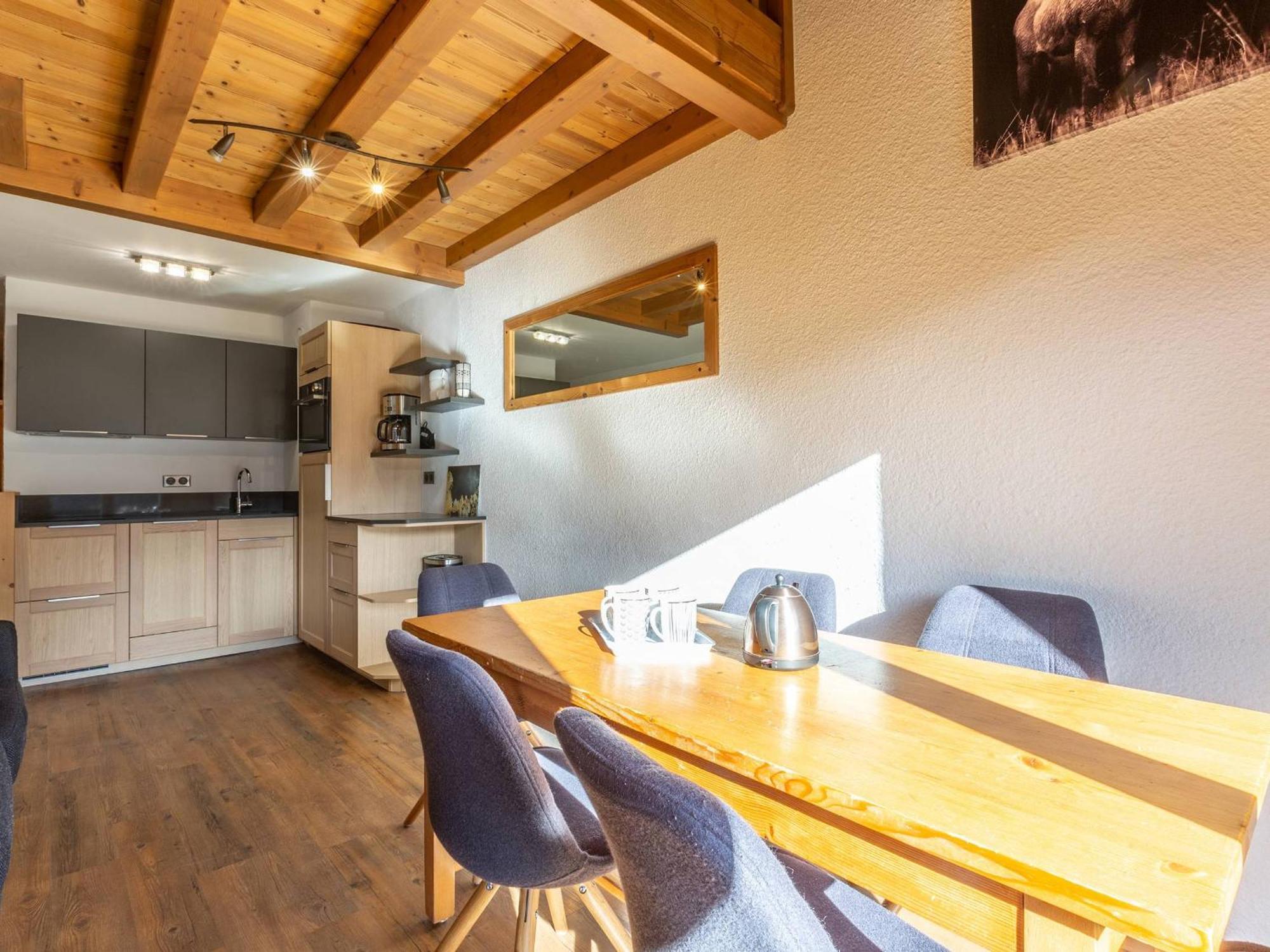 Charmant Duplex 8 Pers. Skis Aux Pieds A Meribel Mottaret, Balcon, Cuisine Equipee, Animaux Admis - Fr-1-355-141 Appartement Buitenkant foto